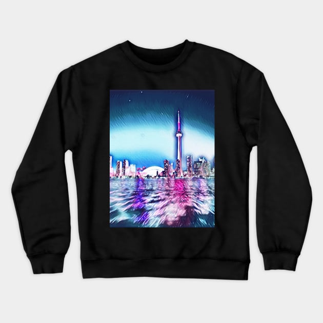 TORONT CITY Crewneck Sweatshirt by Art by Eric William.s